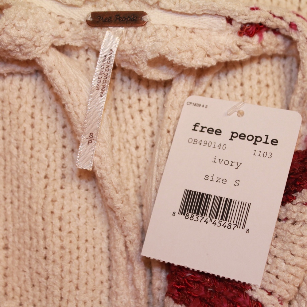 Free People "Hold On" Knitted Tunic NWT Small - Picture 6 of 6